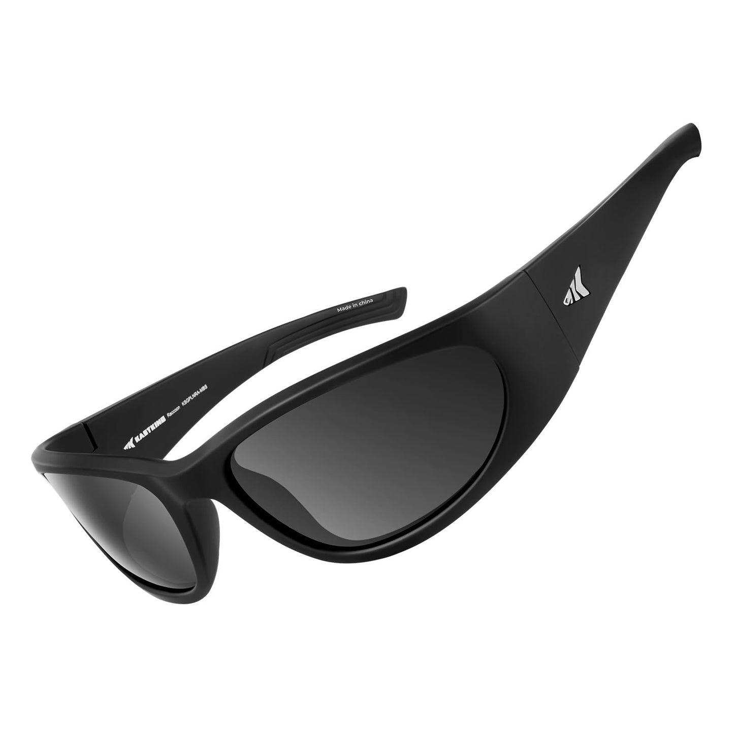 KastKing Raccoon Polarized Sport Sunglasses for Men and Women, Wide Temple Wrap, Ideal for Driving Fishing Cycling Running